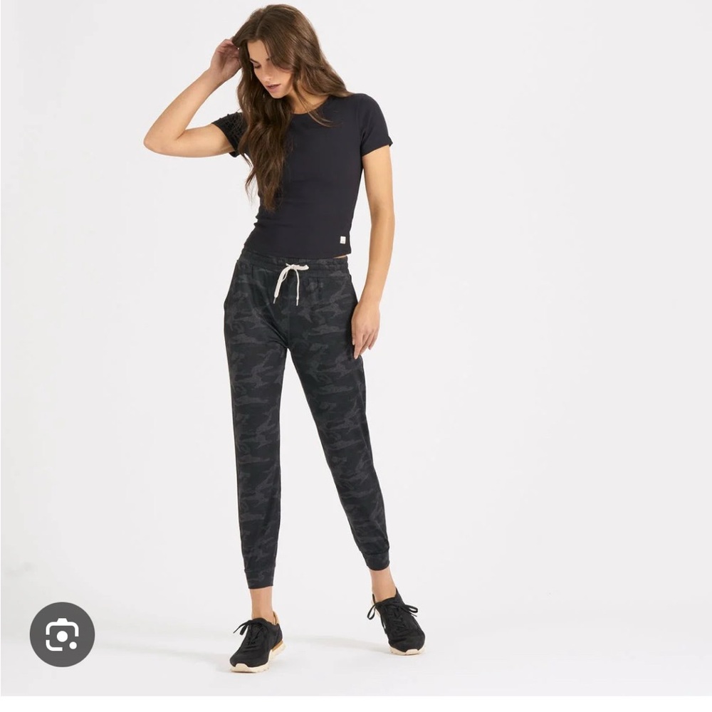 Vuori Black Camo Track Joggers